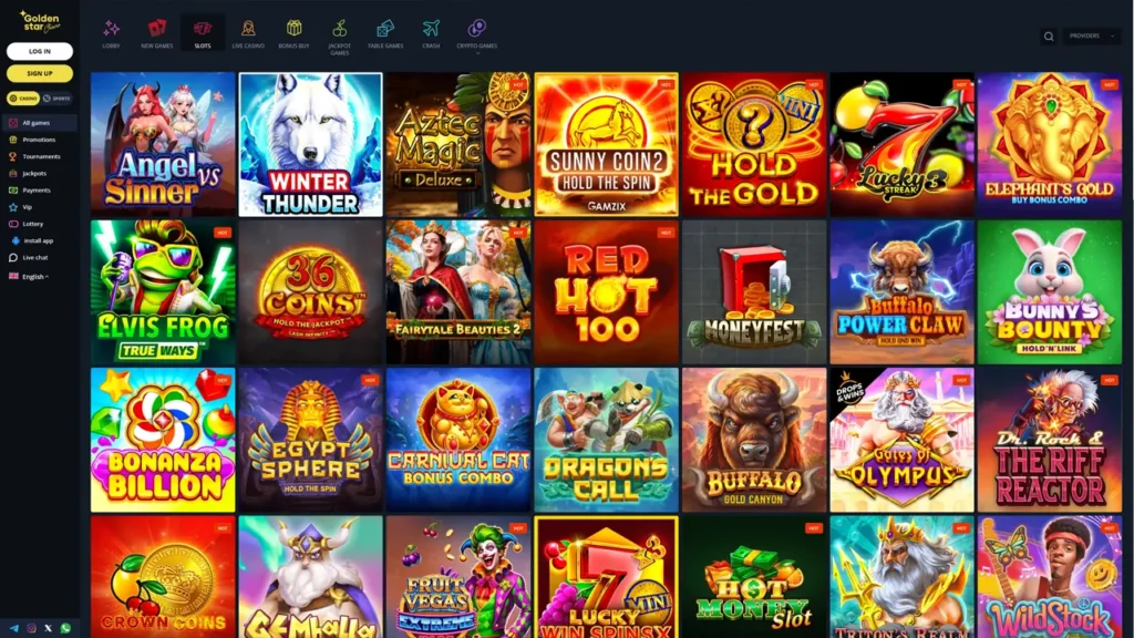 Грвльні автомати Golden Star Casino